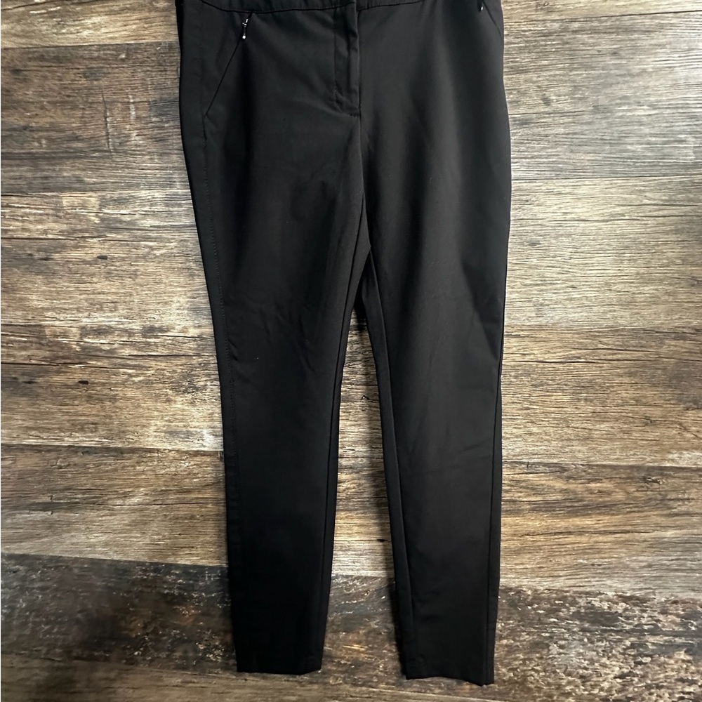 White House Black Market Black Slim Ponte Ankle Pants
